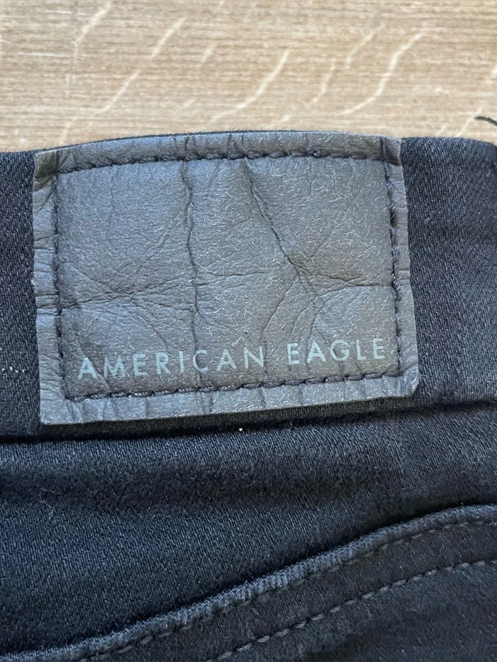 American Eagle Curvy Super High Rise Jegging Womens 00 Short Black Stretch 24.5
